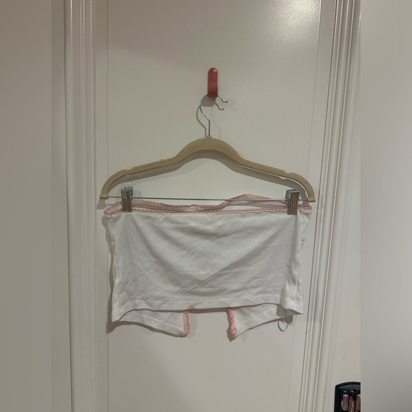 Urban Outfitters Pink and White Tube Top - Picture 2 of 3